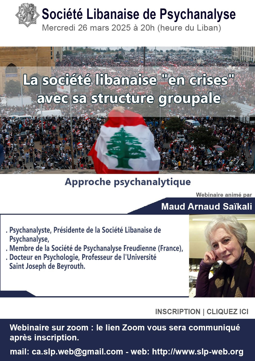 La société libanaise « en crises » avec sa structure groupale - Maud Arnaud Saïkali